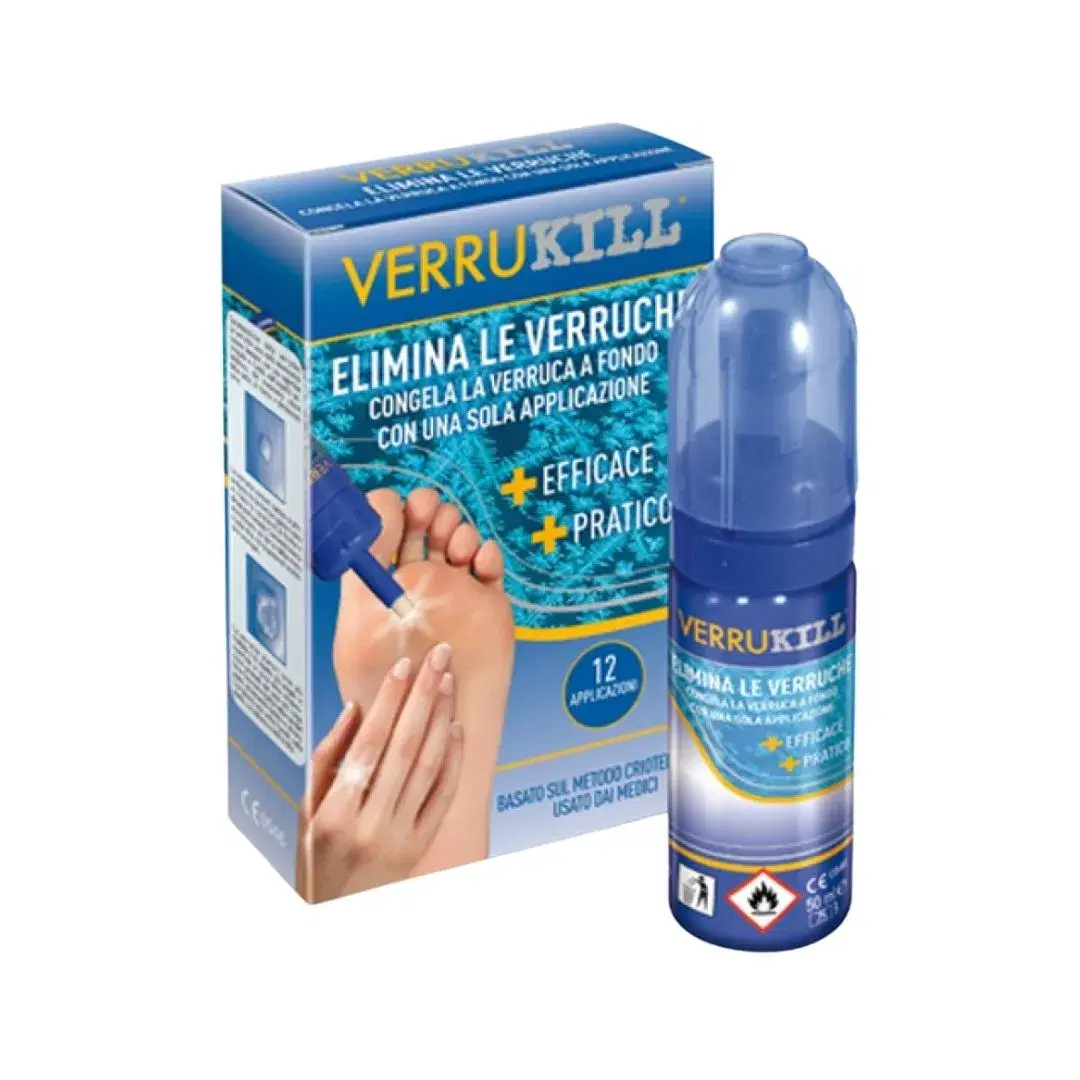 Verrukill Cryo Spray Crioterapico Rimozione a Freddo 12 Applicazioni 50 ml