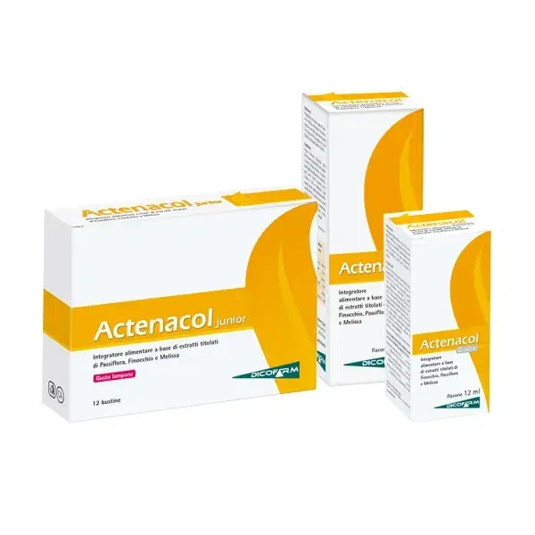Dicofarm Linea Sonno e Serenità Actenacol Junior Integratore Alimentare 12 Buste