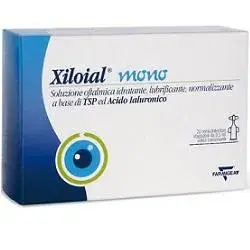 Polifarma Soluzione Oftalmica Idratante Lubrificante Xiloial 20 Monodose Da 0,5m
