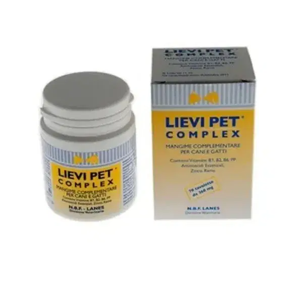 Nbf Lanes Lievi Pet Complex Integratore di Vitamina B Cani E Gatti 70 Tavolette