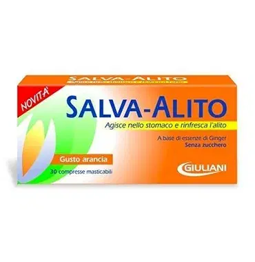 Giuliani Linea Digestione Sana Salva-Alito 30 Compresse Rinfrescanti Arancia
