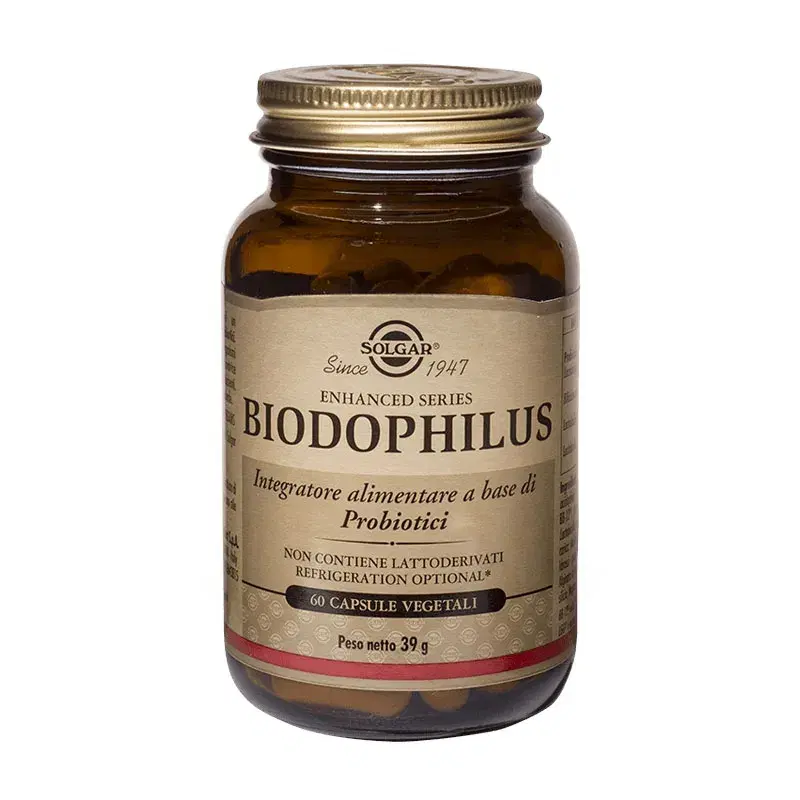 Solgar Biodophilus Integratore Alimentare 60 Capsule Vegetali