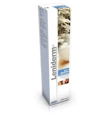 ICF Farmaceutici Linea Animali Domestici Leniderm Spuma Cani e Gatti 200 ml
