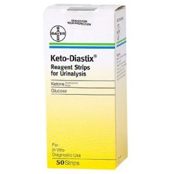 Bayer Keto-Diastix Test Glicosuria e Chetonuria 50 Strisce Reattive