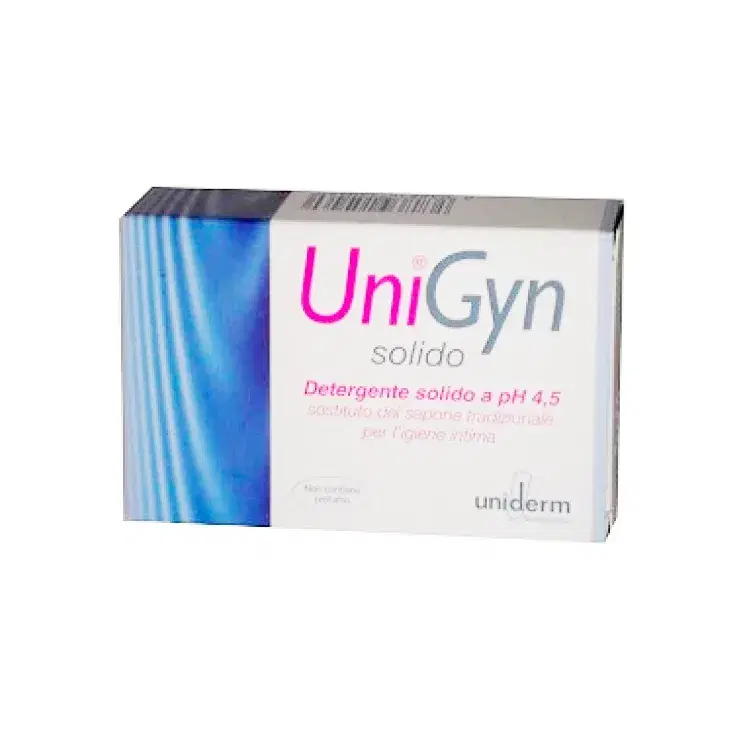 Uniderm Linea Igiene Intima e Corpo Unigyn Solido Detergente Intimo 100 g