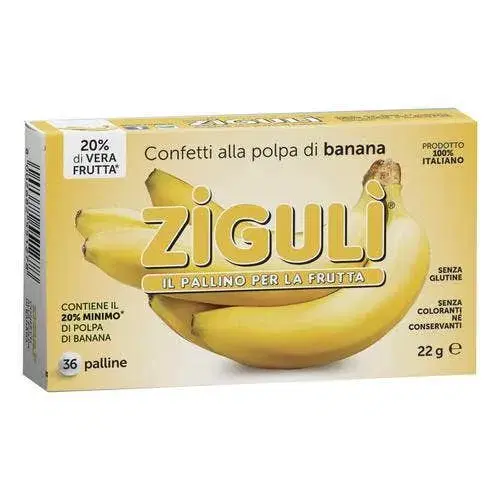Zigulì Banana Blister 36 Palline