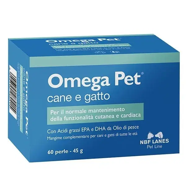 Nbf Lanes Omega Pet Perle Integratore Di Omega 3 Cani E Gatti 60 Perle