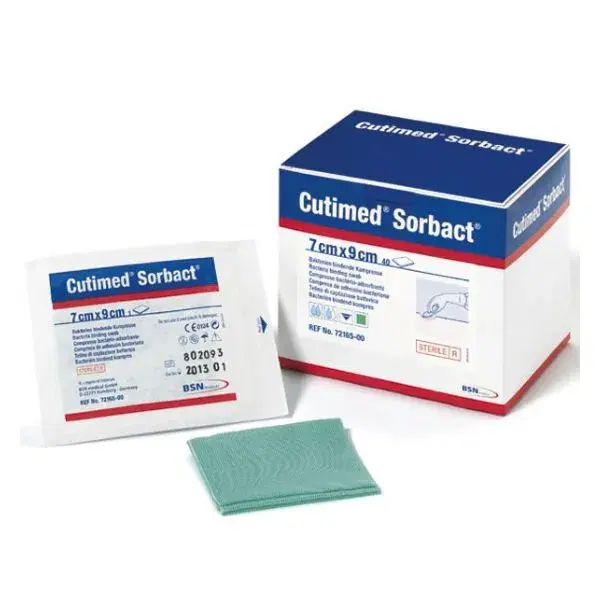 Leukoplast Cutimed Sorbact Garza Assorbente 7x9cm 5 Pezzi