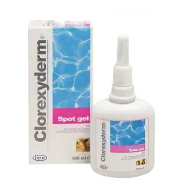 ICF Farmaceutici Linea Animali Domestici Clorexyderm Spot Gel Cani Gatti 100 ml