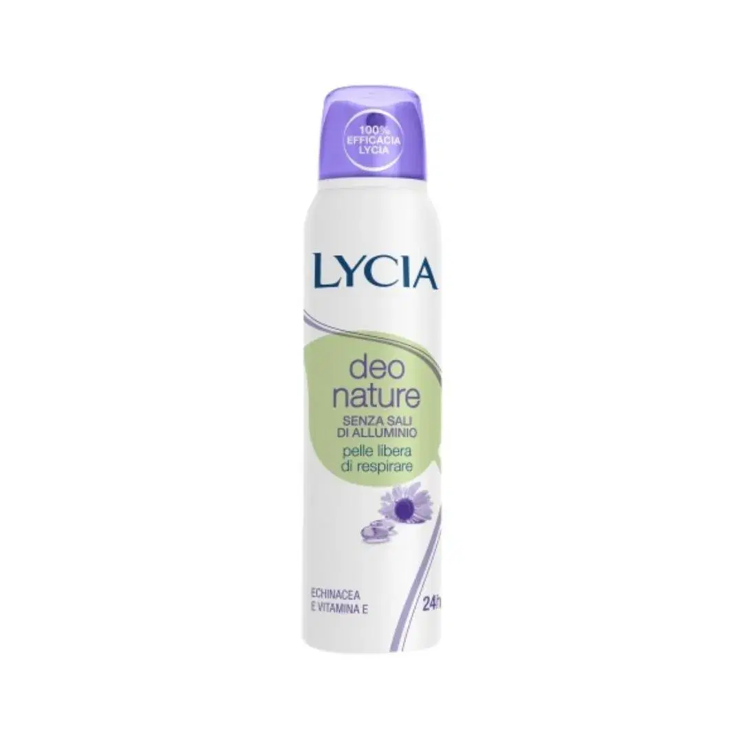 Lycia Deo Nature Spray Deodorante Senza Sali Alluminio 150 Ml