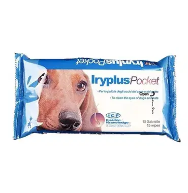 ICF Farmaceutici Linea Animali Domestici Iryplus 15 Salviette Oculari Cani Gatti