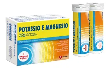 Dompe' Farmaceutici Dompe' Potassio E Magnesio 2 Tubi Da 10 Compresse