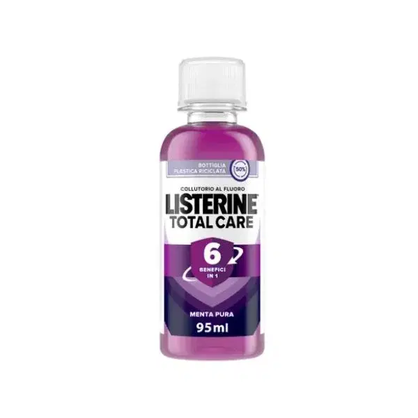Listerine Total Care Collutorio alla Menta Antiplacca e Antibatterico 95 ml
