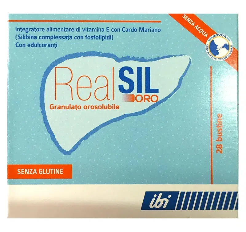 IBI Linea Salute e Benessere Fegato Realsil Oro Integratore Alimentare 28 Buste