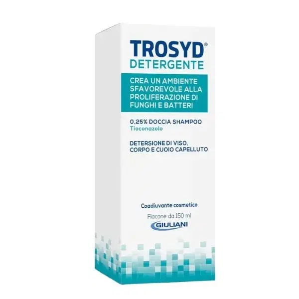 Trosyd Detergente per Viso Corpo e Capelli 150 ml