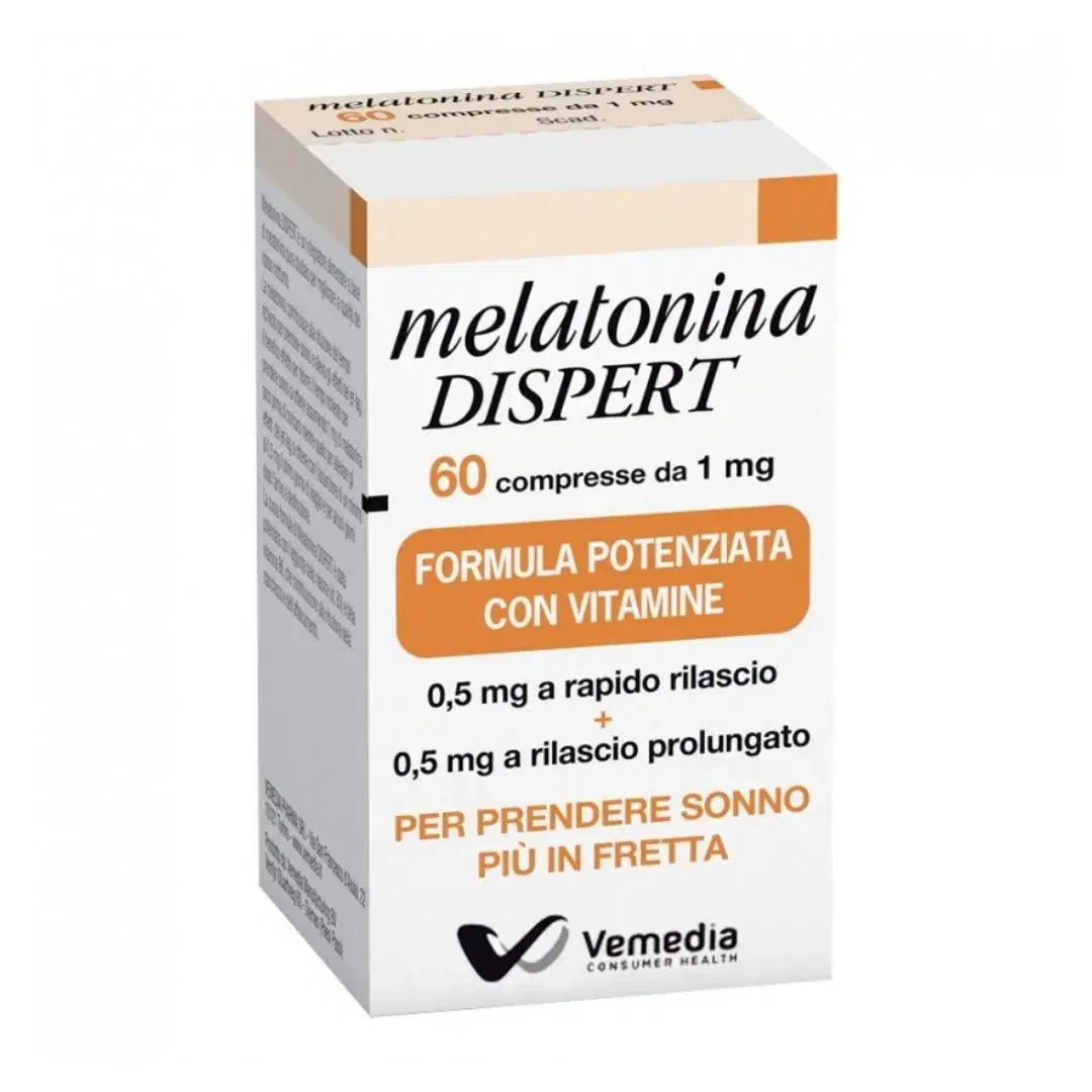 Melatonina Dispert Integratore per il Sonno e il Relax 60 Compresse da 1 mg