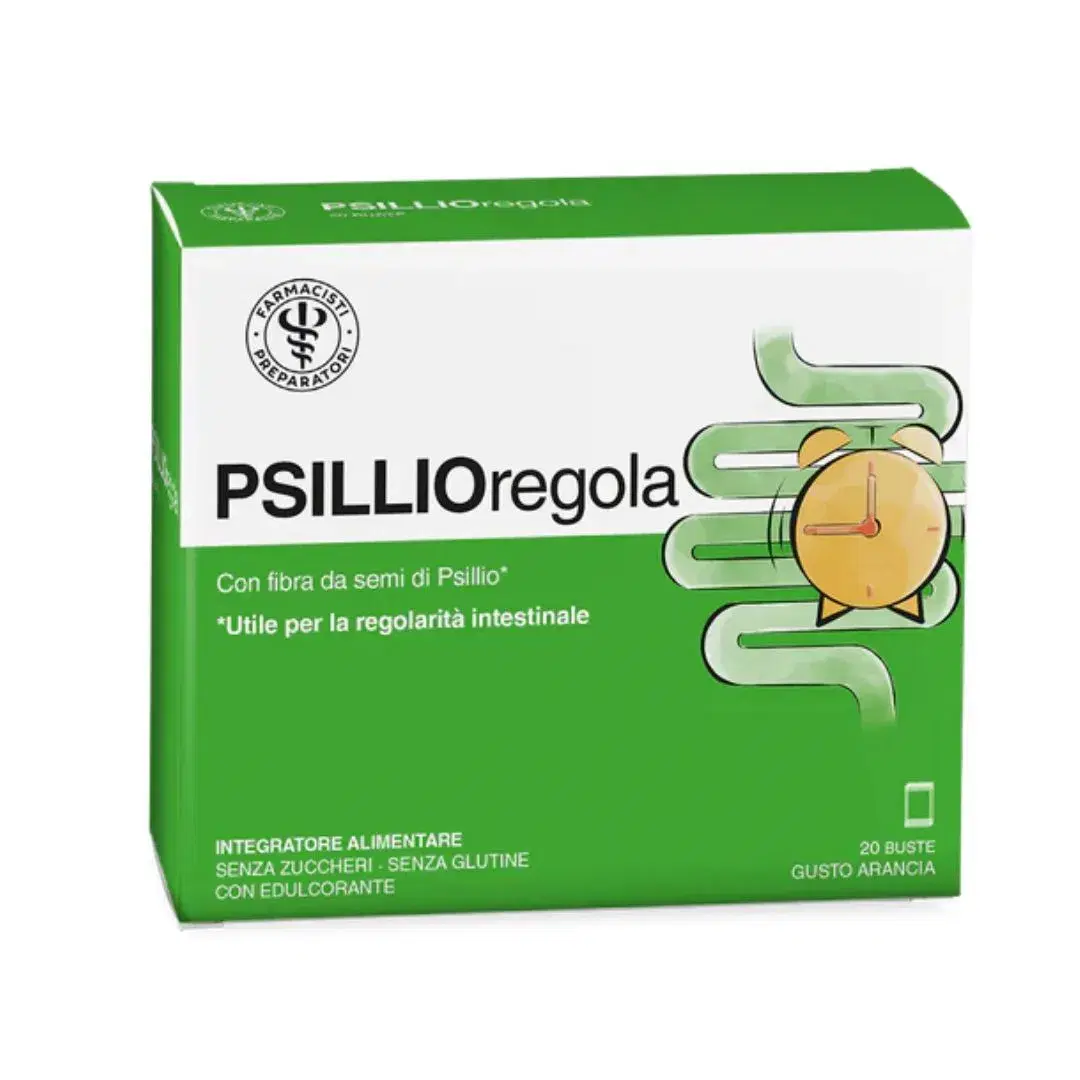 Unifarco PSILLIOregola Integratore Alimentare Digestione e Regolarità 20 Bustine