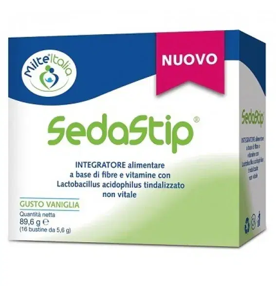 Milte Italia Linea Benessere Gastrointestinale Sedastip Gusto Vaniglia 16 Buste
