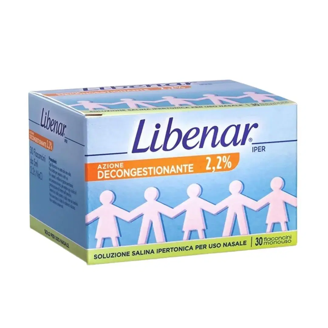 Libenar Iper Monodose Soluzione Ipertonica Decongestionante 30 Flaconcini 5 ml