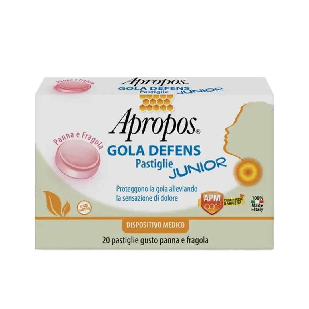 Apropos Gola Defens Junior Gusto Panna Fragola 20 Pastiglie