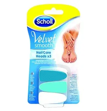 Scholl Linea Nail Care Velvet Smooth Lime di Ricambio Kit Elettronico Levigante