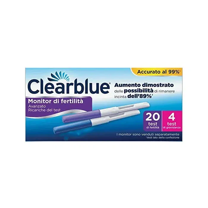 Clearblue Advanced Test di Ricambio per Monitor di Fertilità 20 Test di F