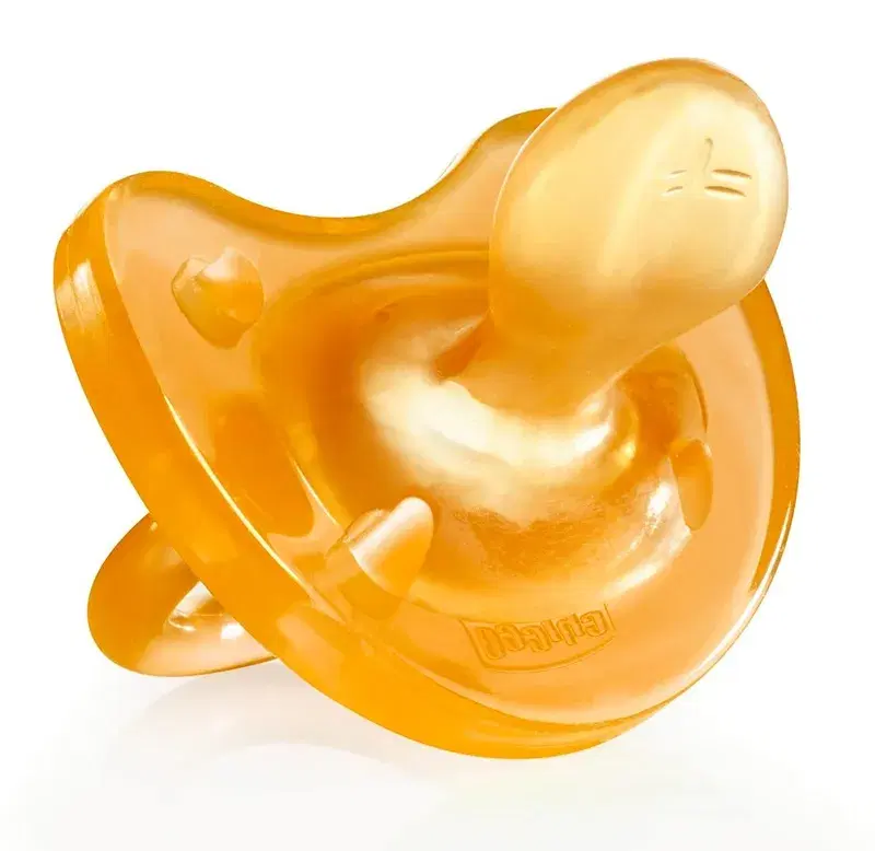 Chicco Gommotto Neutro in Caucciù 0-6 Mesi 2 Pezzi