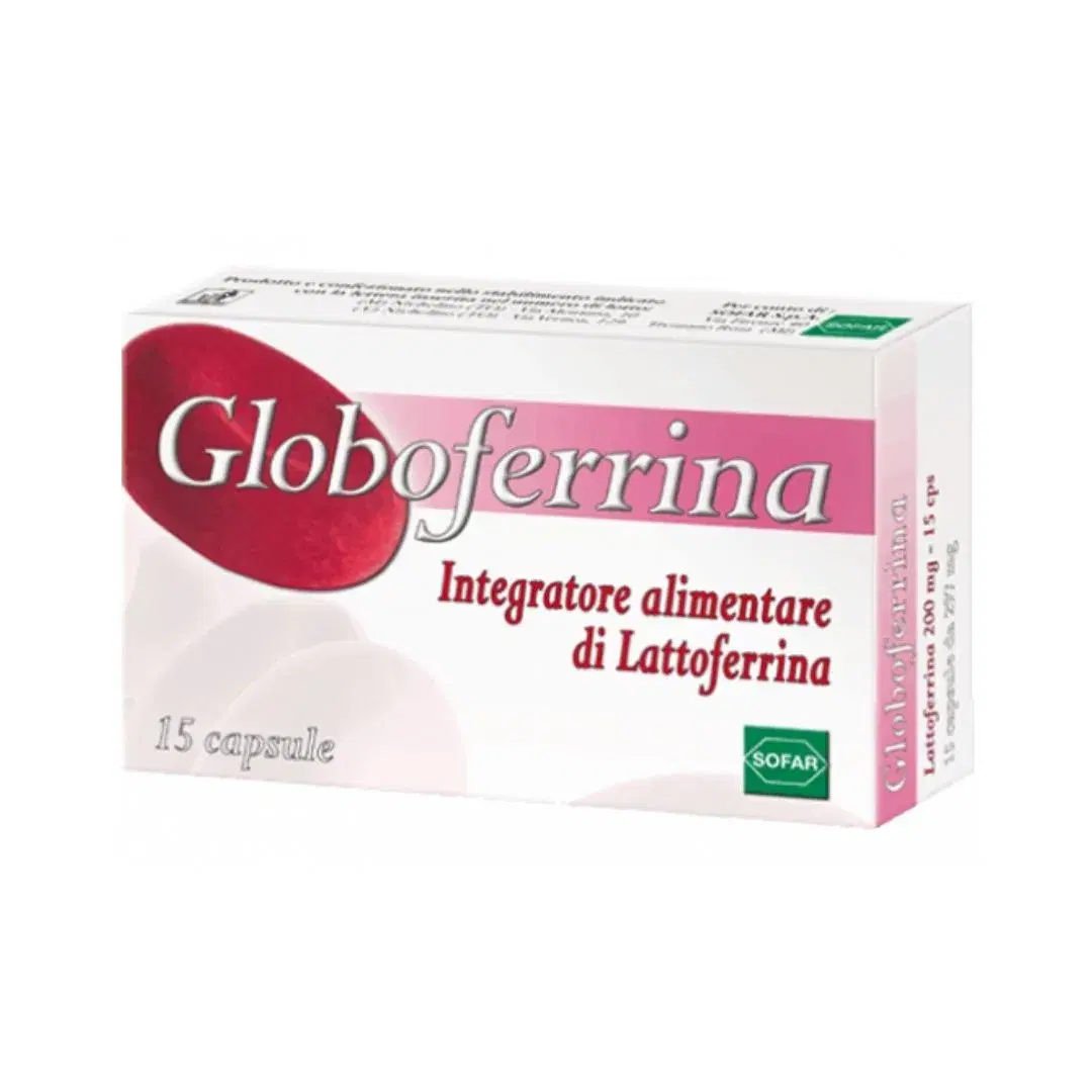 Globoferrina Integratore Alimentare a Base di Lattoferrina 15 Capsule