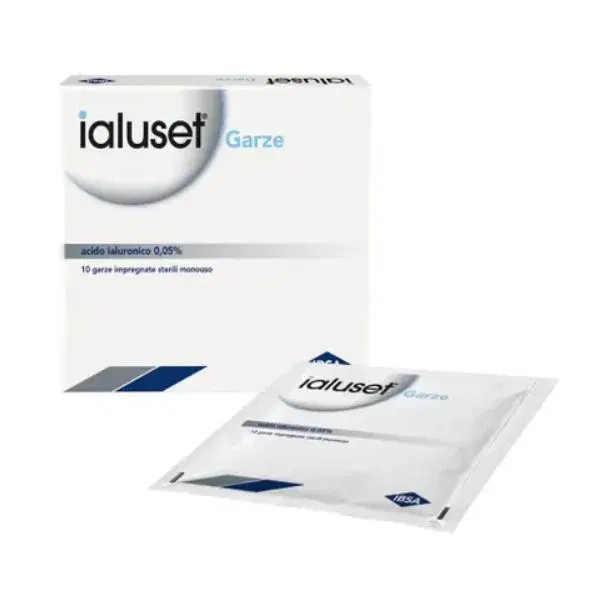 Ialuset Garze Sterili Impregnate 10x10 cm 10 Pezzi