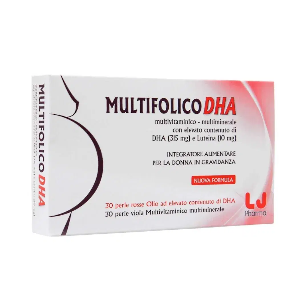 Multifolico DHA Integratore Multivitaminico e Multiminerale 60 Capsule