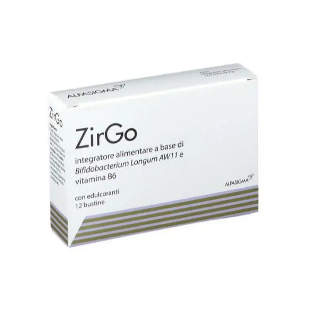 Alfasigma Zirgo Integratore Alimentare Equilibrio Flora Intestinale 12 Bustine