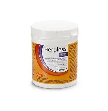 Candioli Linea Animali Domestici Herpless Polvere Gatti Integratore Mangime 120g