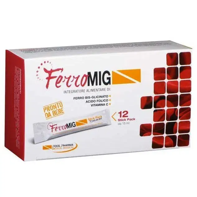 Ferromig Integratore Ferro 12 Bustine 15 Ml