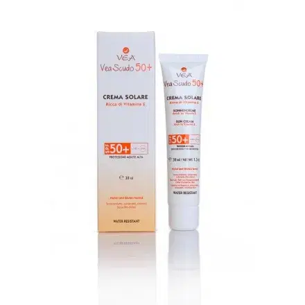 VEA Linea Solare SPF50+ Vea Scudo Totale Lipogel Gel Solare Protezione Alta 30ml