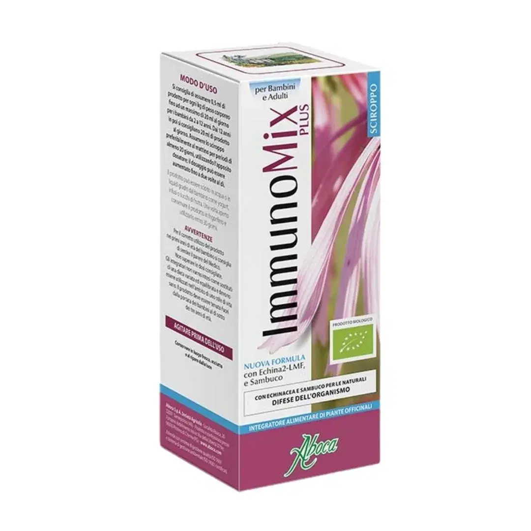 Aboca ImmunoMix Plus Sciroppo Bambini Integratore Difese Immunitarie 210 g