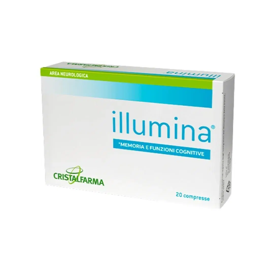 Cristalfarma Illumina Integratore Memoria e Funzioni Cognitive 20 Compresse