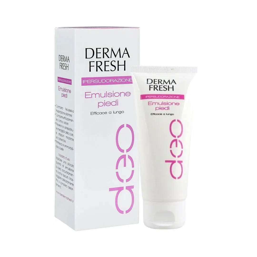 Dermafresh Ipersudorazione Emulsione Piedi Efficace a Lungo 100 ml