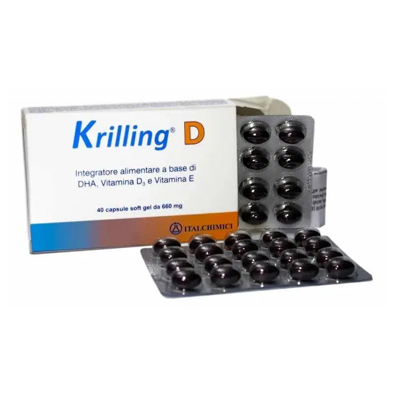 Italchimici Linea Colesterolo Trigliceridi Krilling D Integratore 40 Capsule
