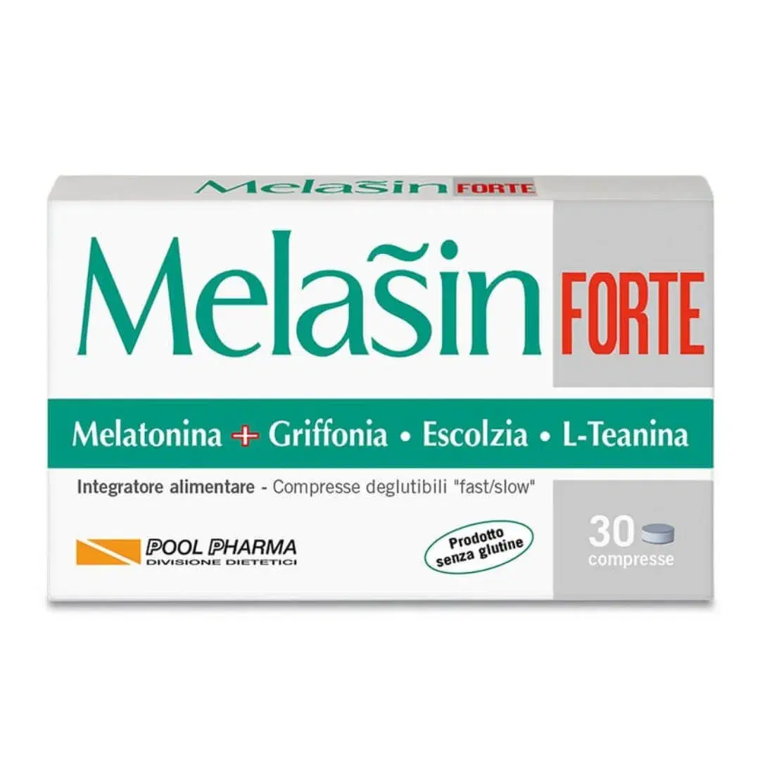 Melasin Forte 1mg Integratore per il Benessere Mentale e il Sonno 30 Compresse