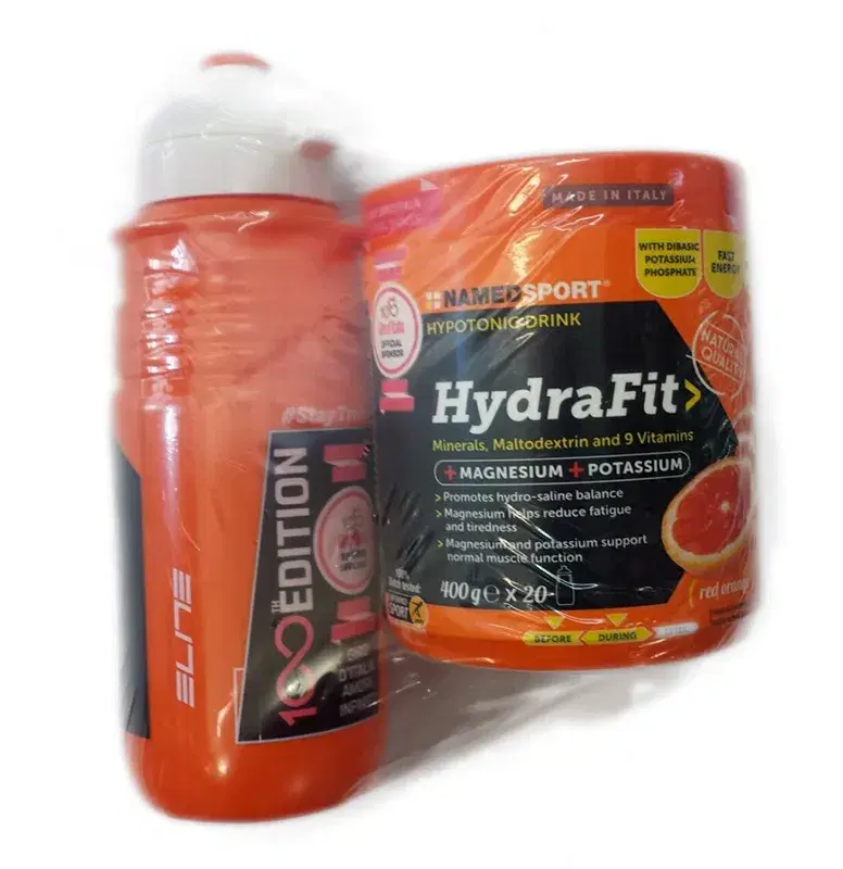 Named Sport Linea Integrazione Sportiva Hydrafit Polvere Integratore + Borraccia