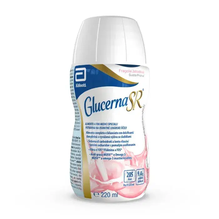 Glucerna SR Alimento a Fini Medici Speciali Per Diabetici Fragola Abbott 220ml