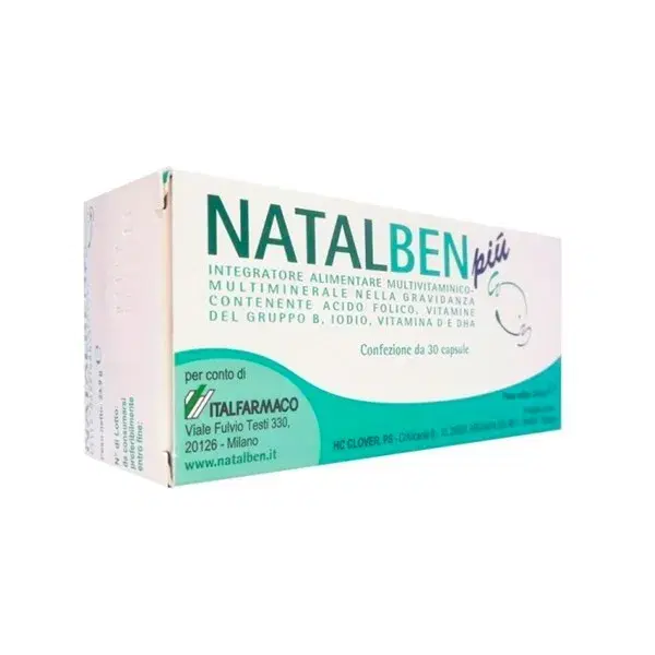 Italfarmaco Linea Allattamento Natalben Più Integratore Alimentare 90 Capsule