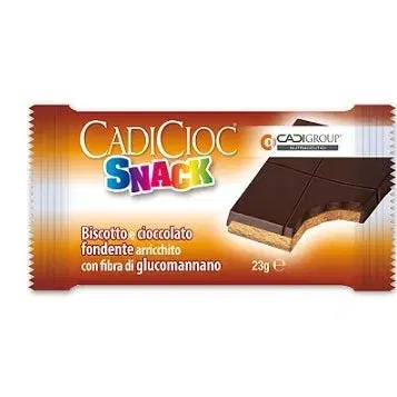 Cadicioc Snack Fondente Biscotto e Cioccolato 1 Barretta