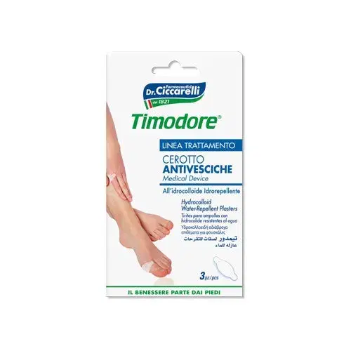Timodore Cerotto Antivesciche Idrorepellente 3 Pezzi