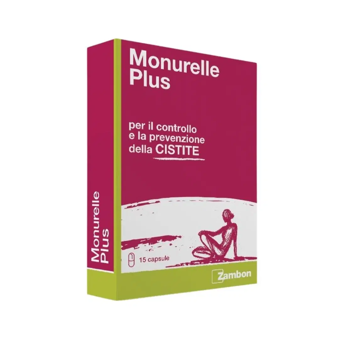 Zambon Monurelle Plus Integratore per l' Apparato Urinario 15 Capsule