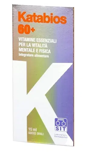 Sit Linea Benessere ed Energia Katabios 60+ Integratore Alimentare Gocce 15 ml