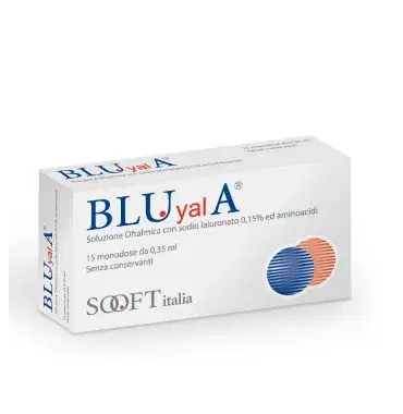 Sooft Italia Linea Salute degli Occhi Bluyal A Lacrime Collirio 15 Flaconcini