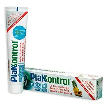 Plakkontrol Linea Igiene Dentale Quotidiana Natural White Dentifricio 100 g