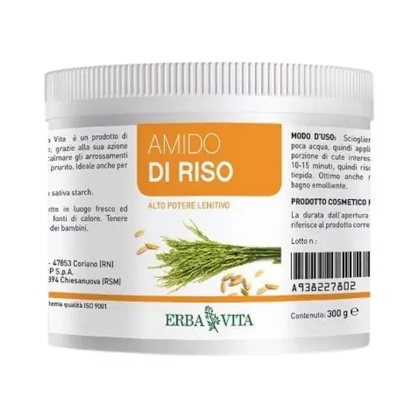 Erba Vita Amido di Riso per Uso Esterno Barattolo 300 g