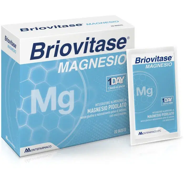 Briovitase Magnesio Integratore per Stress e Ansia 20 Bustine